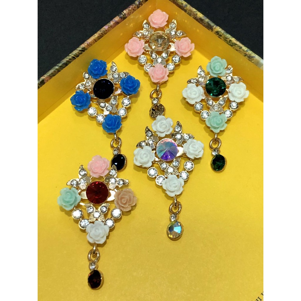 Bros Bahu / Bros Dagu / Jepit Jilbab / Bros Bunga Clay