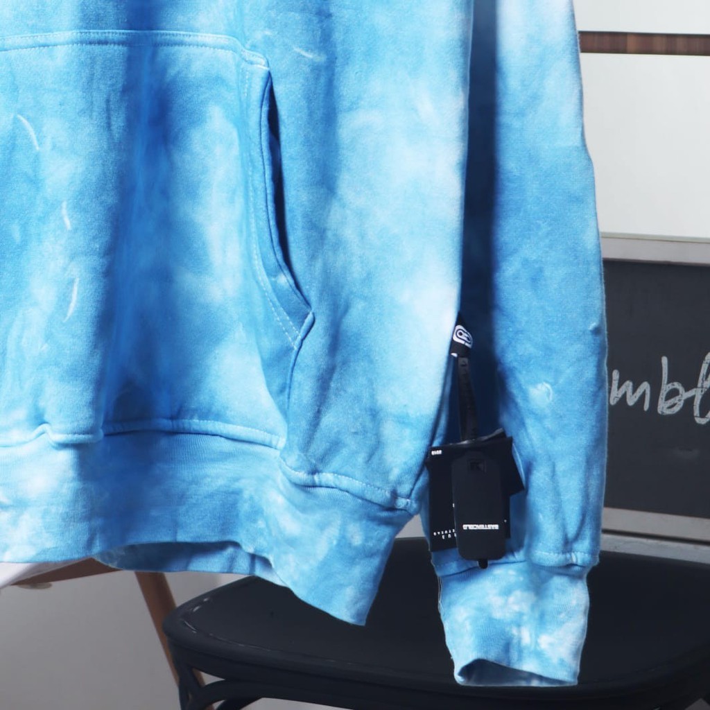 JAKET SWEATER HOODIE BSTR DRAGON BLUE TIE DYE UNISEX PREMIUM QUALITY