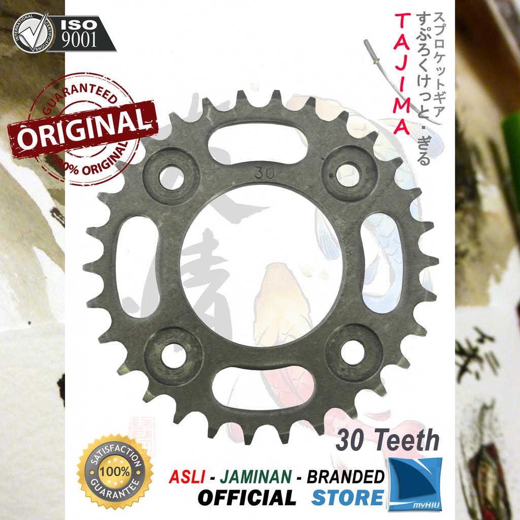 Gigi Tarik 420-30T HONDA Supra X 125 / Injection / Helm In Gir Belakang - Rear Sprocket Gear TAJIMA