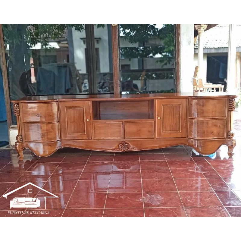 Bufet jati minimalis / Bufet jati / Bufet minimalis / Bufet TV / Meja TV