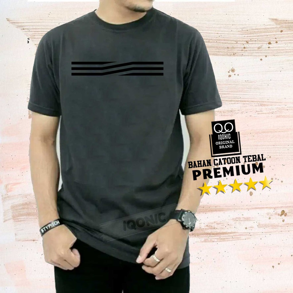 Brother Store Kaos Distro Pria - KAOS COWOK - Kaos Kata Kata Keren - Four Stipe Premium