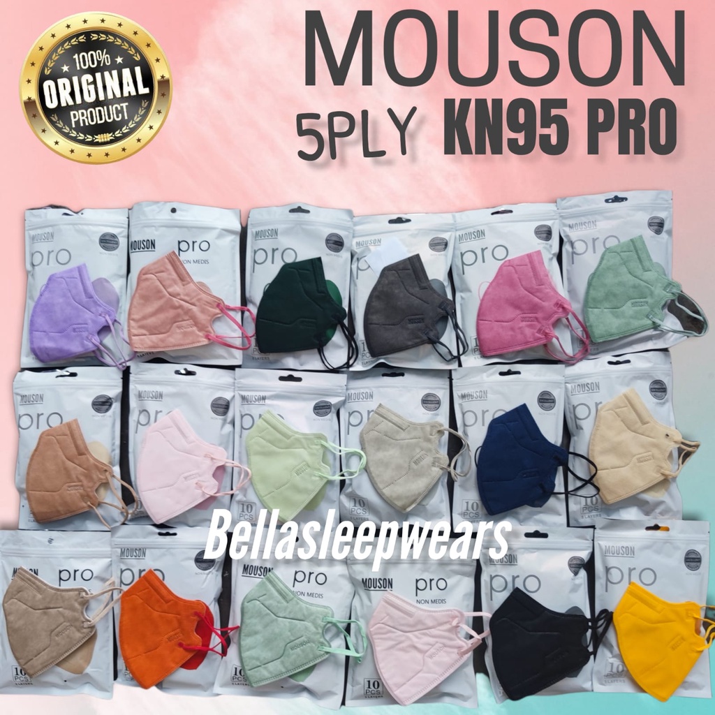 PRO KN95 MOUSON 5PLY - MASKER KN95 NEW KOREA DESIGN MOUSON PRO 5PLY ( LIKE AER )