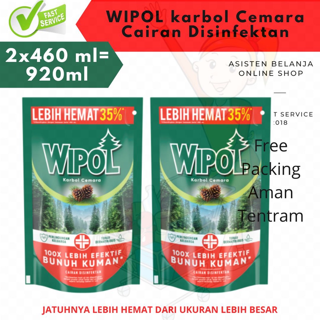 Jual Wipol Karbol Wangi Classic Pine 5in1 Refill 750ml 750 Ml 460ml X 2pcs Cemara Pembersih