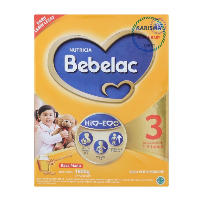 

Bebelac 3 Usia 1-3 Tahun Madu/Vanila 1800g/toko.karisma