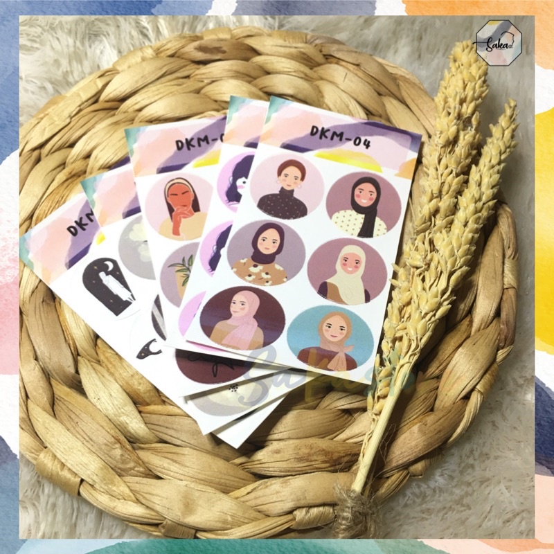 

Dot Sticker Motif Mini / Dot Sticker / Round Sticker Murah /Deco Sticker Burjo Jurnal