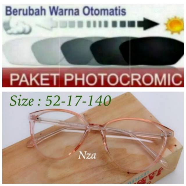 Frame Kacamata Wanita Terbaru, Kaca mata Anti UV, Kacamata Minus, Kaca mata PHOTOCROMIC