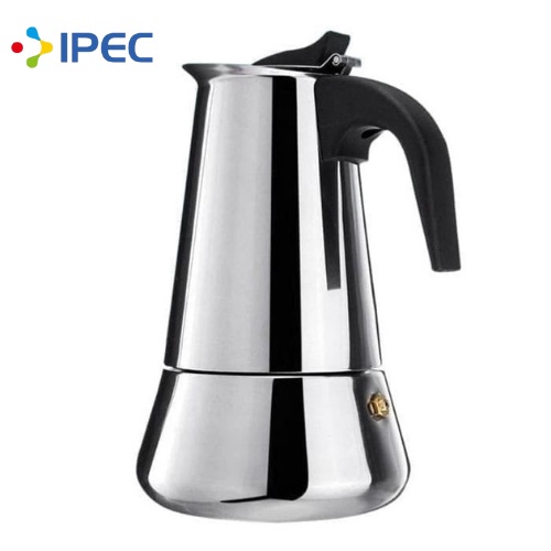 Teko Kopi Stainless Steel 300ml / Moka Pot Coffee Stainless Steel / Teko Espresso Kopi Stainless Steel 8006