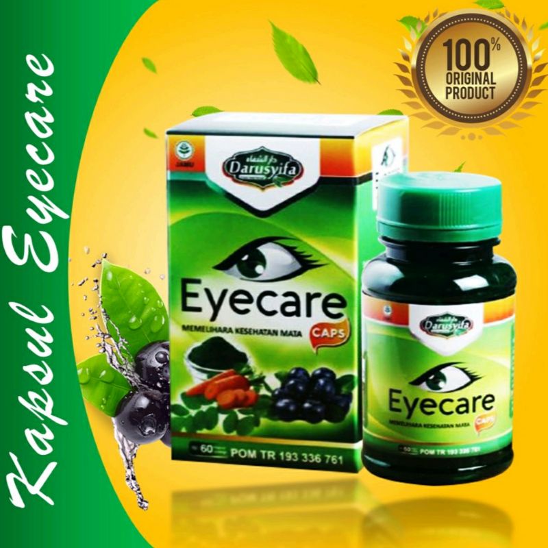 EYECARE SLI 100% ORIGINAL OBAT MATA MINUS RABUN KATARAK EYECARE CAPS OBAT KESEHATAN MATA EYELAB