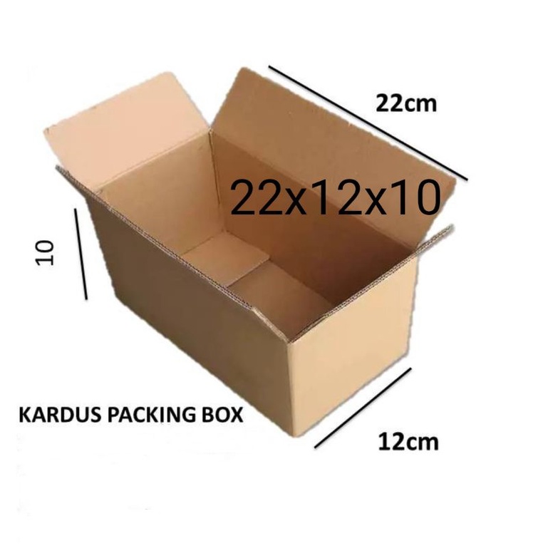 

Kardus Packing Uk 22x12x10 cm polos