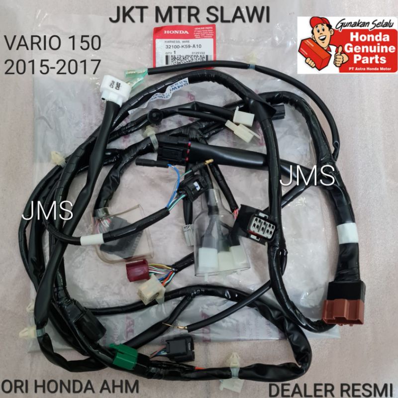 32100-K59-A10 harness wire K59-A10 kabel body assy vario 150 f1 2015-2017 vario 150 pertama, vario 150 lama asli honda ori honda ahm