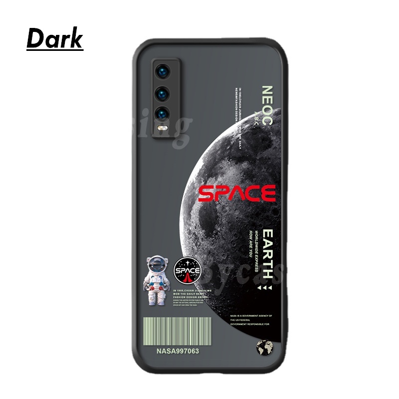 Case Matte Desain NASA Astronot Untuk Samsung A03 A03S A02S A12 A21S A52S A72 A10 A20 A22 A50 A51 A71