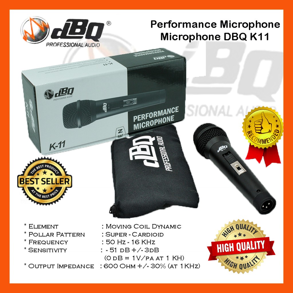 Microphone DBQ K11 / Mic DBQ K11 Performance Vocal Microphone