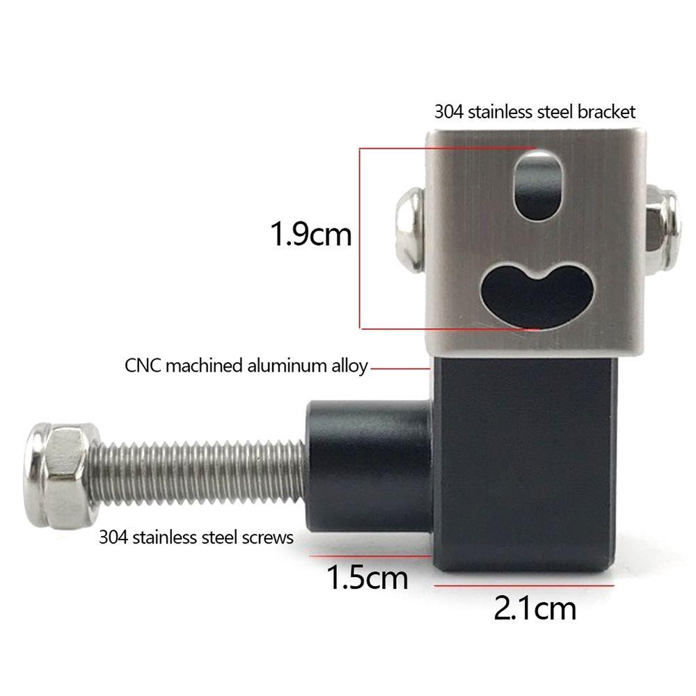 Preva 2Pcs Headlight Clamp Alat Motor Lampu Kabut Mount Expand stents Tube Clamp