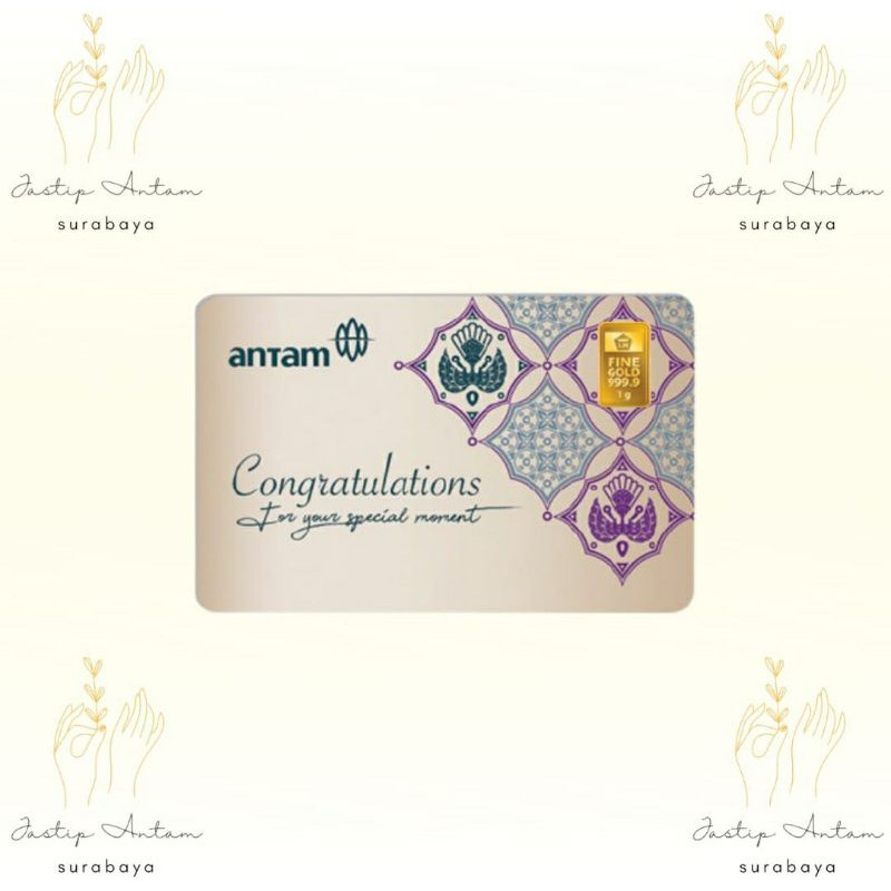 ANTAM 1GRAM / ANTAM GIFT SERIES CONGRATULATION