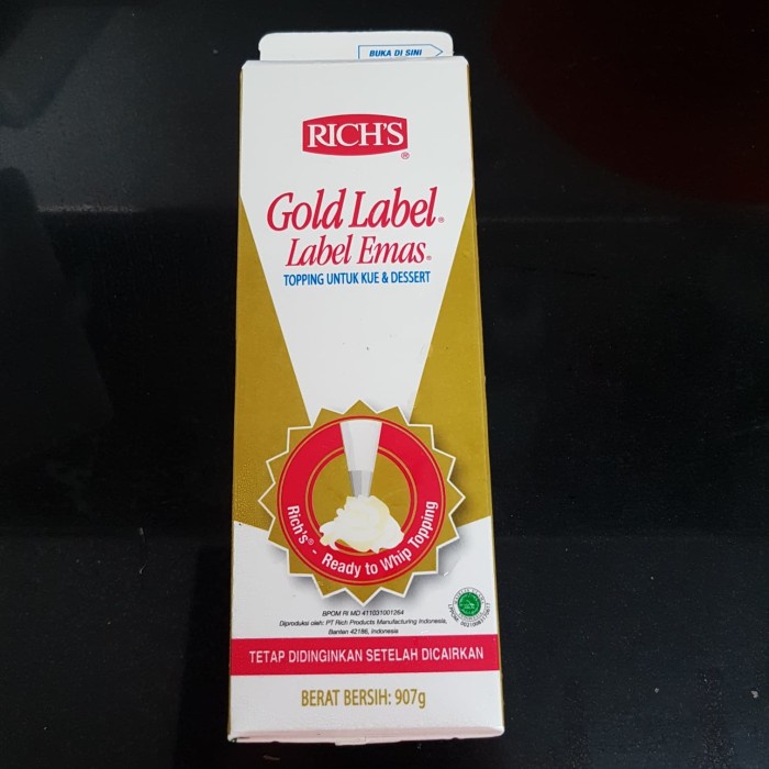 

Ht6362D Rich Topping Gold Label 900 G Ht5