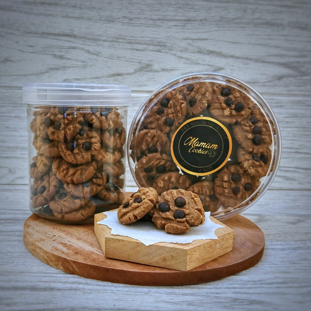

Mamam Cookies - CHOCOCHIP Original Kue Kering Coklat Lebaran Homemade Lembut Isi Full Penuh