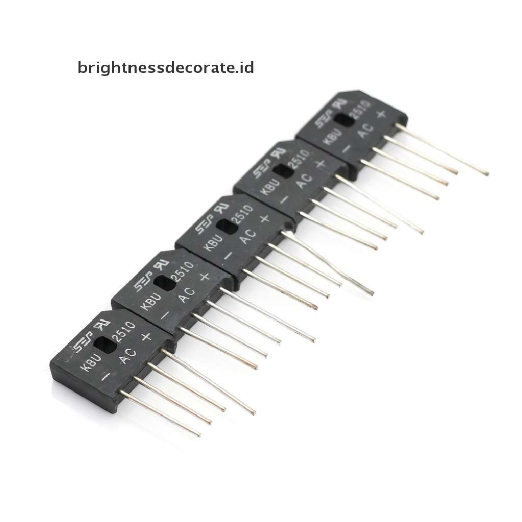 5pcs Dioda Bridge Rectifier 25A 1000V KBU2510