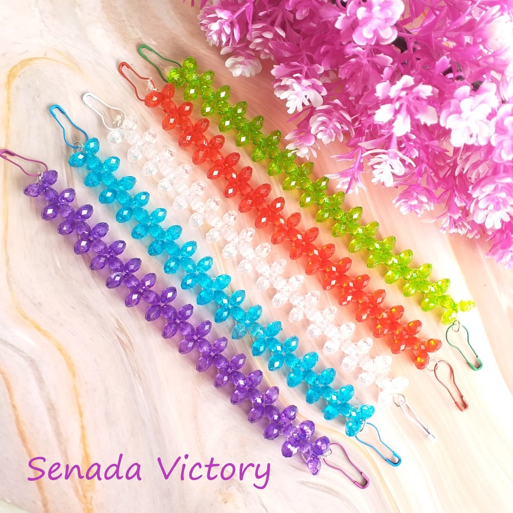 Senada Victory Konektor Masker berlian Segi Empat Konektor Hijab SKM06