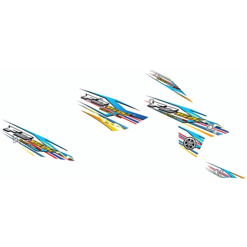 STRIPING TRANSPARAN HOLOGRAM VIXION NEW