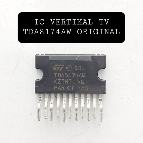 TDA8174AW Asli TDA-8174 ST Original TDA 8174AW IC Vertical Tv Deflection Circuit