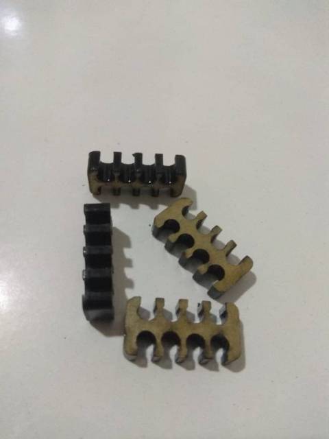 8 Pin Hitam Sisir Kabel Psu Cable Comb Sleeved