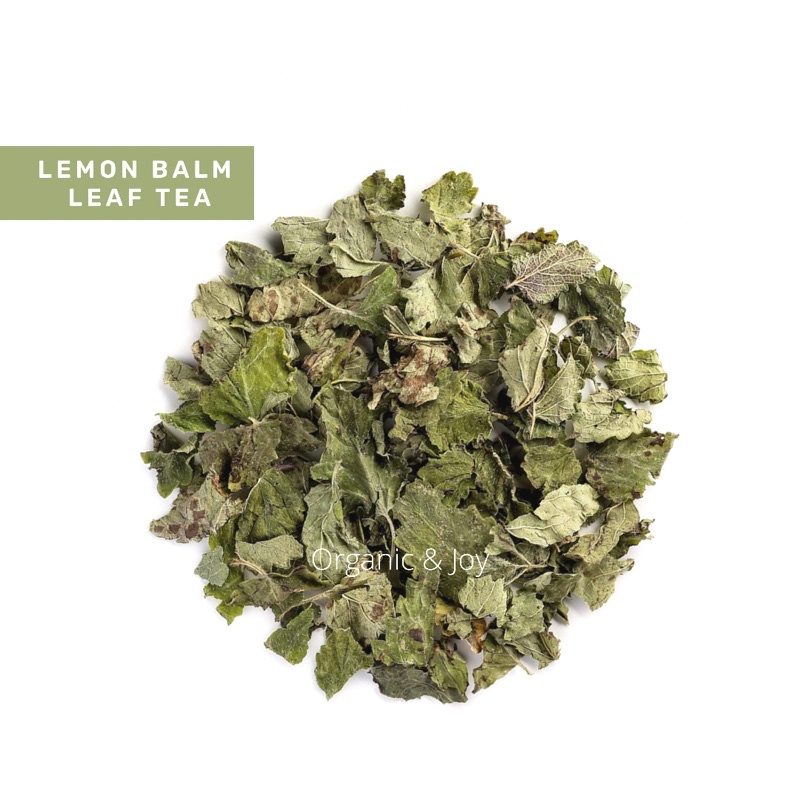 Organic&amp;Joy • Lemon Balm Leaf Tea/Teh daun Lemon Balm Mint/ Melissa officinalis (sehat pencernaan,redakan flu,atasi stress,relaxing,teh herbal daun mint lemon balm,tisane,teh daun mint,teh lavender,teh mawar,teh bunga melati)