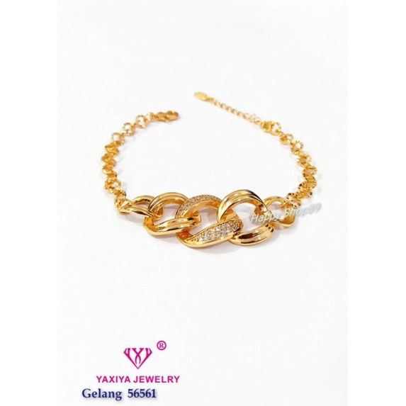 gelang Rolex fashion lapis emas gelang rantai replica Emas Yaxiya