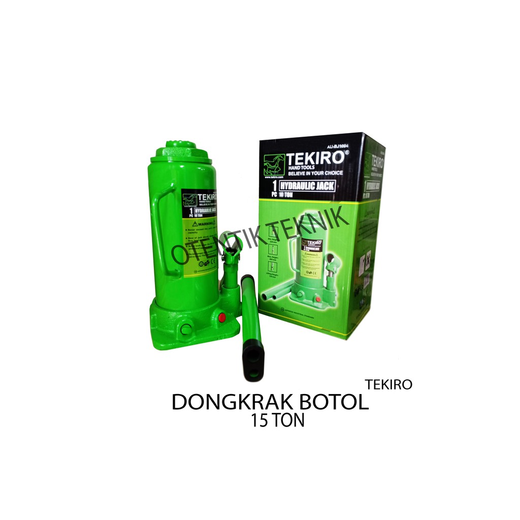 TEKIRO DONGKRAK BOTOL 15 TON - HYDRAULIC JACK 15 T - DONGKRAK MOBIL 15TON - DONKRAK