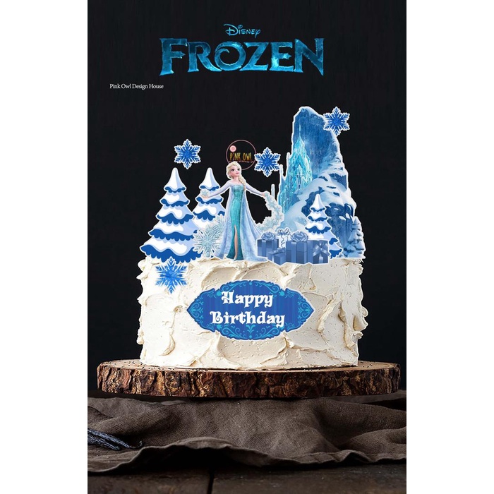 Disney Frozen Elsa Cake Topper | Hiasan Kue