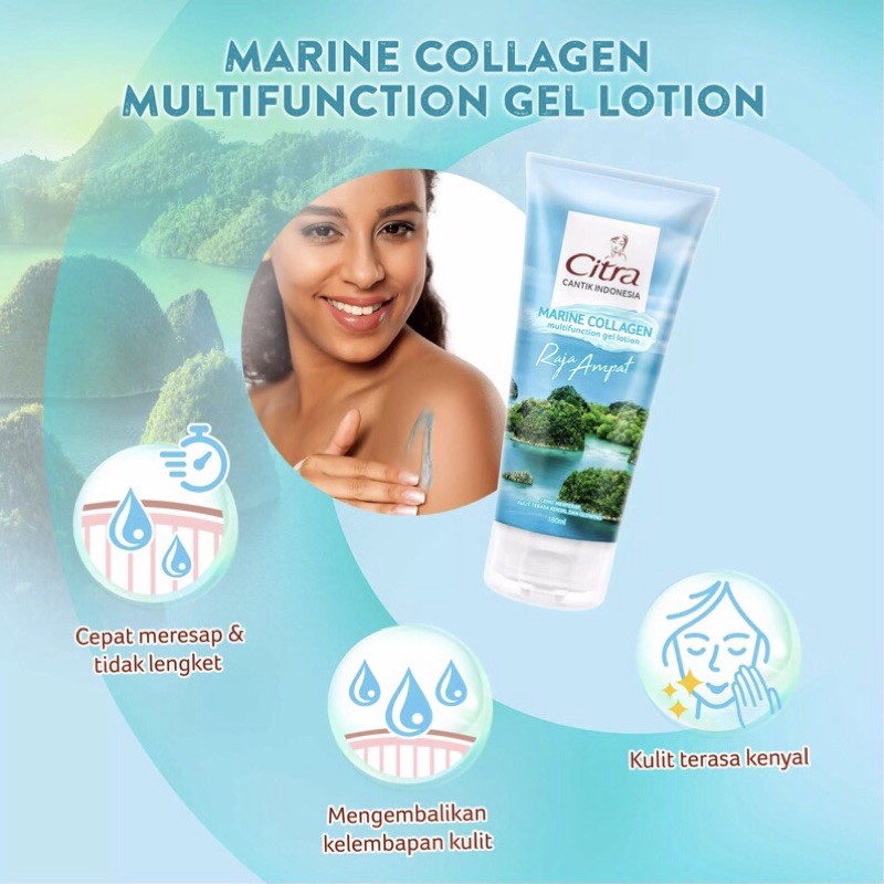 Citra Marine Collagen Multifunction Gel Lotion [180 mL]