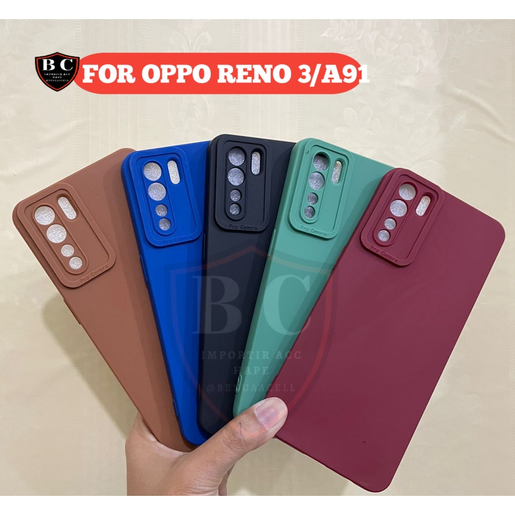 CASE OPPO RENO 2F -SOFTCASE PRO CAMERA OPPO RENO 3 A91 OPPO RENO 2F 2Z