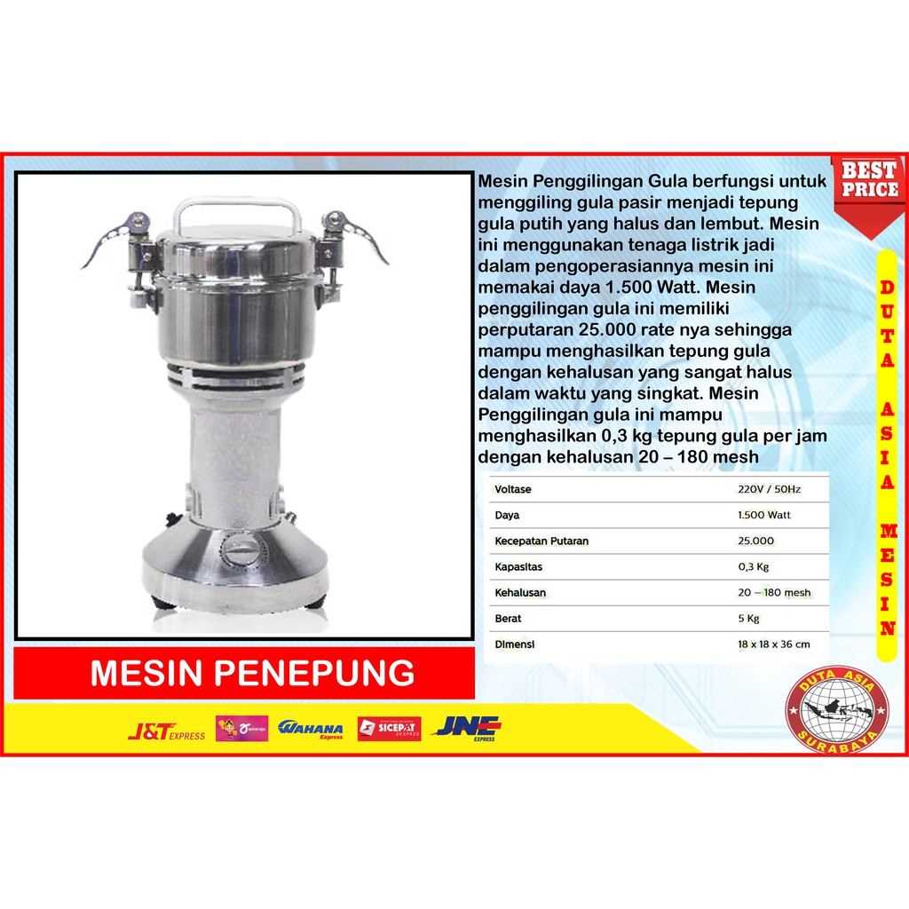 MESIN PEMBUAT TEPUNG/ PENGGILING BAHAN KERING