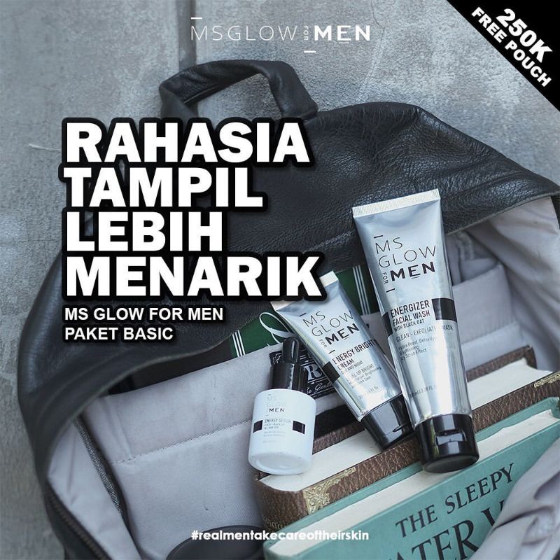 MS GLOW MEN / PAKET BASIC MS GLOW MEN / MS GLOW