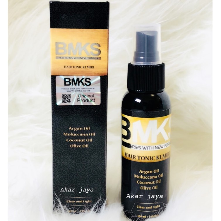 Penumbuh Rambut Botak Penyubur Rontok Untuk Wanita Pria Alami Cepat BMKS Hair Tonic Kemiri BPOM