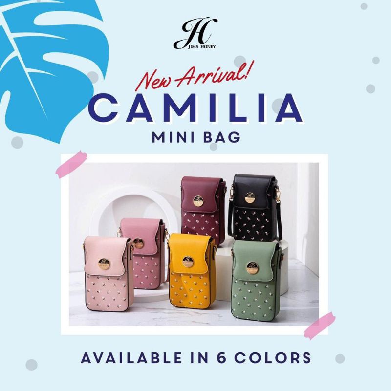 Camilia Bag BLACK LIMITIED Jims Honey Original (STOK LIMITIED YA)