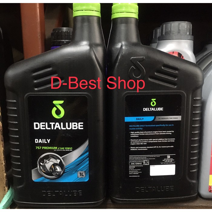 Oli mesin motor deltalube 10W/40 - 1 LITER