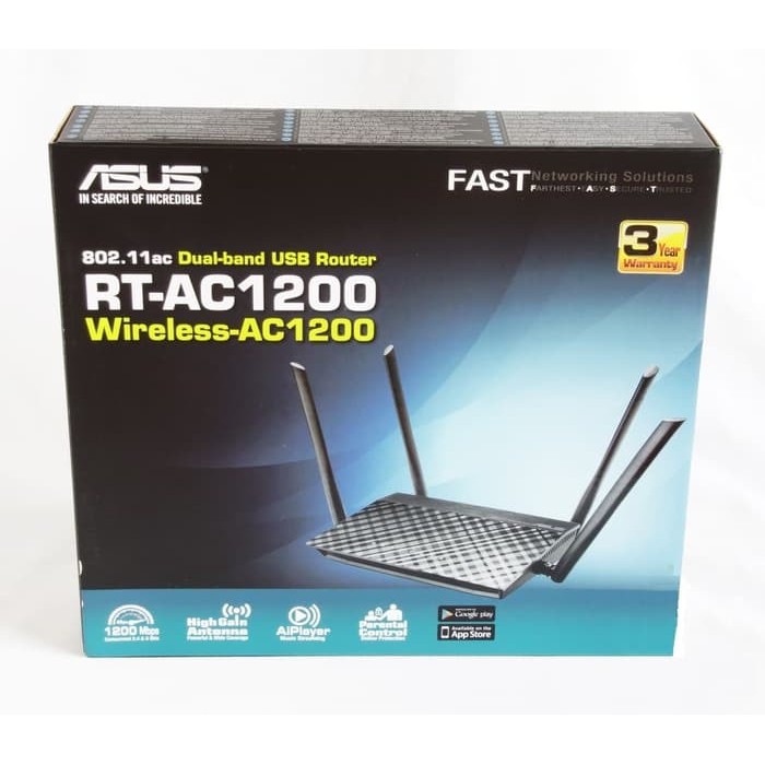 ASUS RT-AC1200 Dual Band ROUTER WIRELESS AC1200 wifi router ac 1200