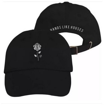 Topi Motif Bunga Mawar Bordir Terbaru Topi Baseball Mawar Hitam