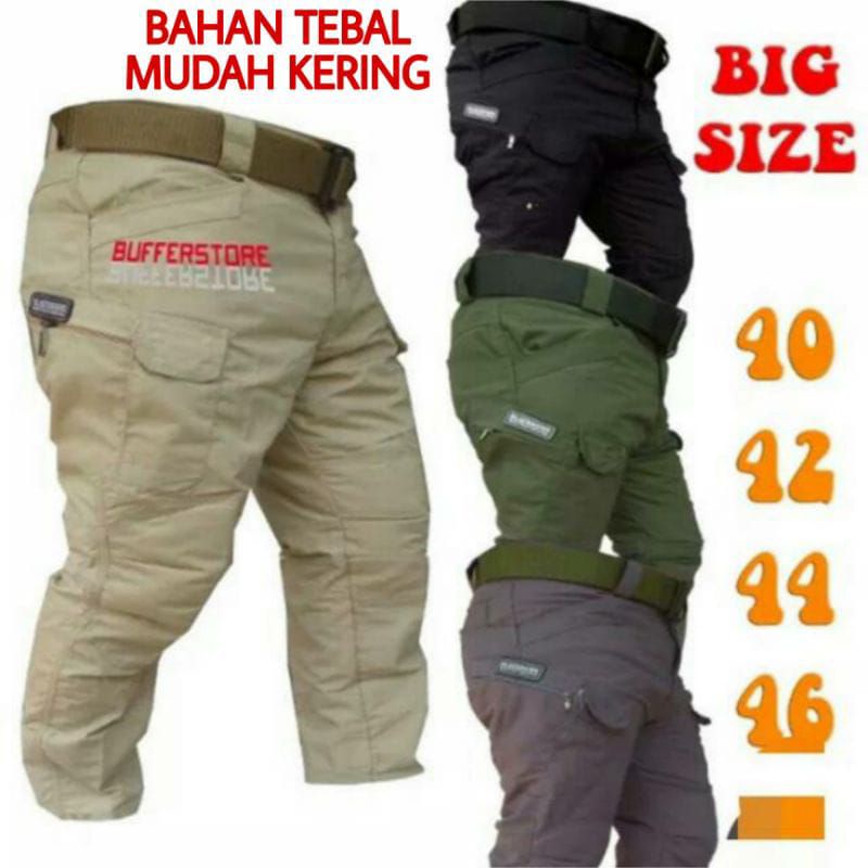 Celana panjang Tactical Cargo blackhawk big size