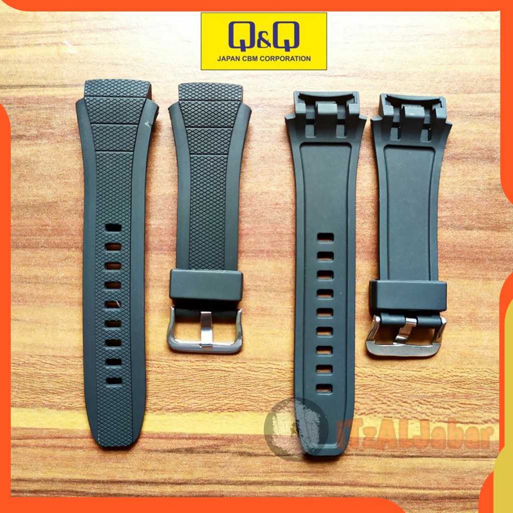 Tali jam tangan Q&amp;Q M145 Rubber strap Tali jam QQ M145