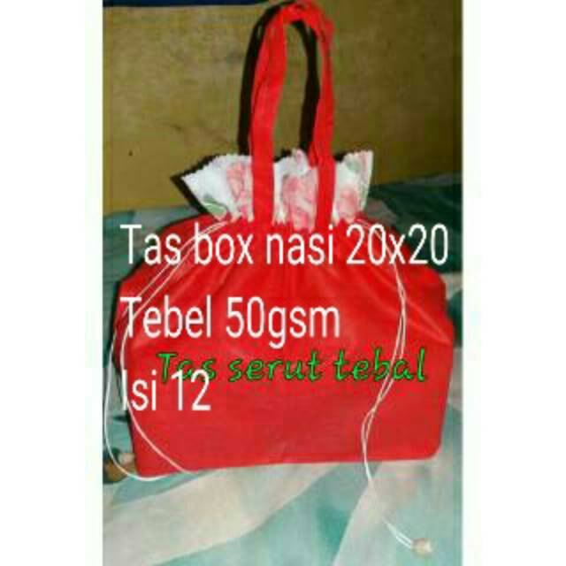 Godie bag box nasi 20x20 HARGA 12LMBAR