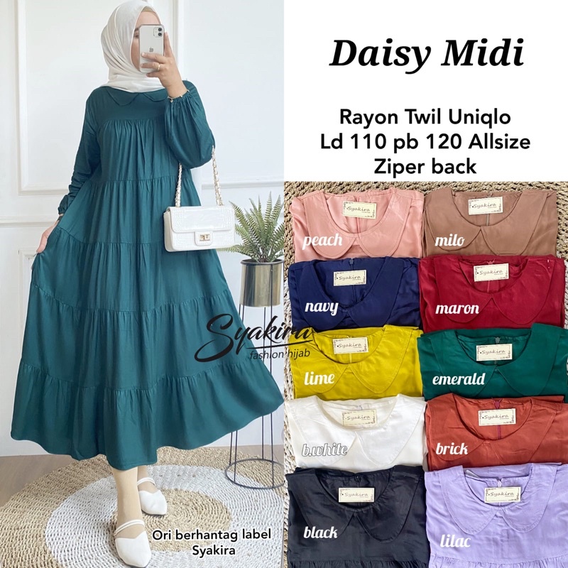 DAISY MIDI DRESS ORI BY SYAKIRA