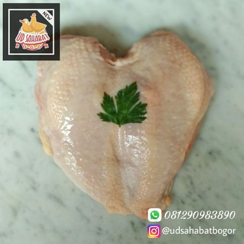

Filet Dada ayam kulit (Lepas Tulang)