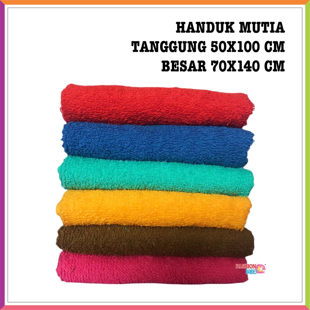 HANDUK MUTIA POLOS WARNA