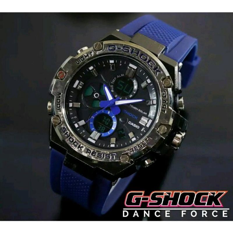 Jam Tangan_G_Shock_Sport_Pria Besi Halus Jam Tangan Dualtime