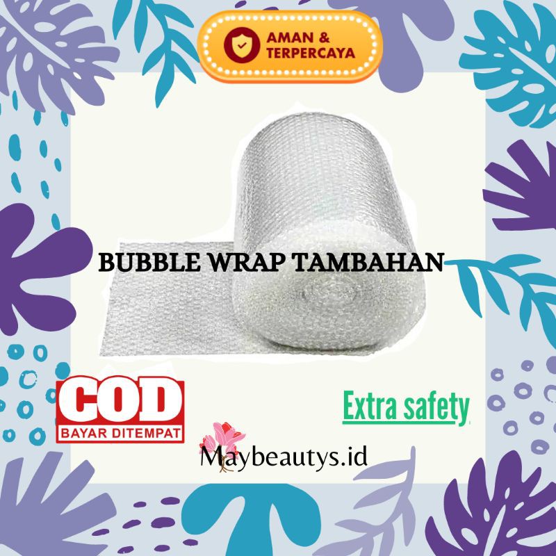 

❤Tambahan packing bubble wrap extra safety❤
