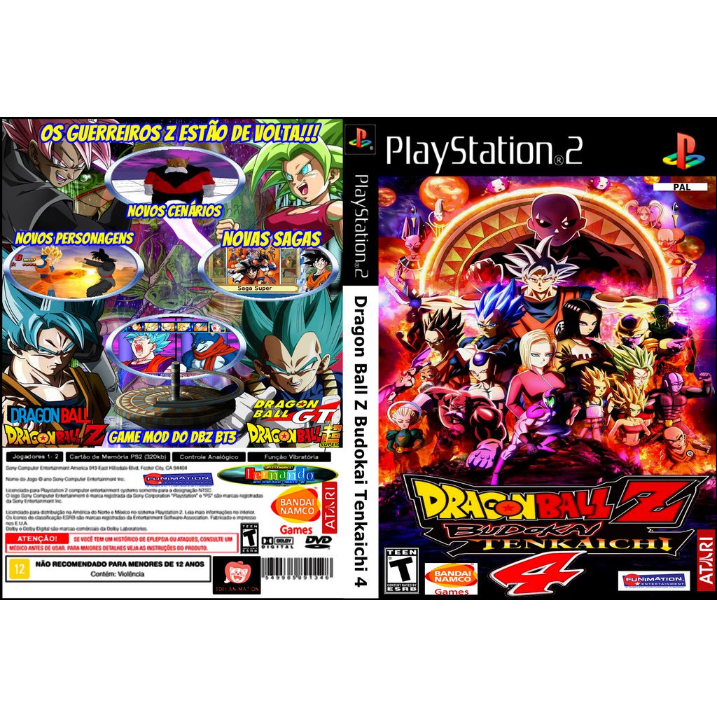 Kaset PS2 Dragon Ball Tenkaichi 4 MOD