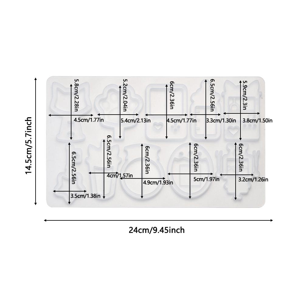 Cetakan Resin DIY Bahan Silikon Untuk Membuat Perhiasan