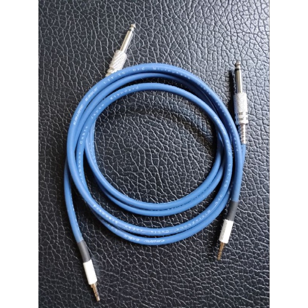 Kabel Jack HP ke sound 1 meter canare Jack mp4 stereo Jack mono cocok untuk semua HP, Hp ke salon atau ke sound