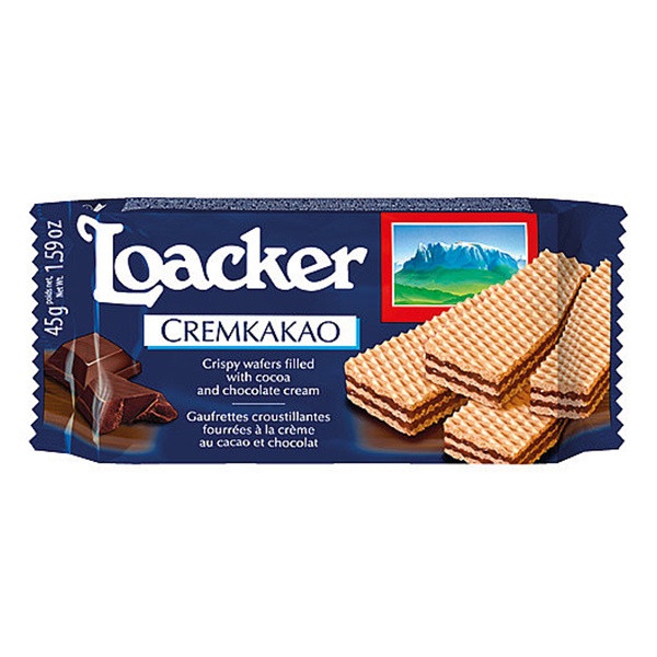 

504Oekh Loacker Cream Kakao 45 G 6J4727iyfi